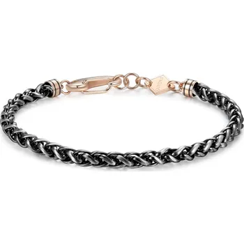 Náramek S'Agapõ Pánský bicolor náramek z oceli Ripple SRP25 + 2 měsíce na vrácení zboží