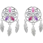 Agato Okouzlující stříbrné náušnice Lapače snů AGT-E228PC + 2 měsíce na vrácení zboží