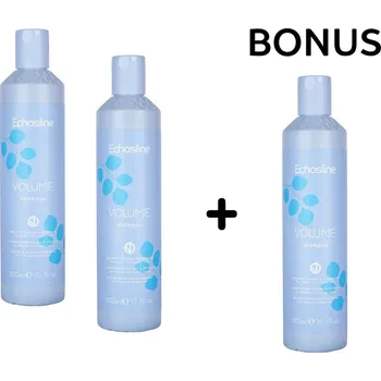 Šampon AKCE: 2+1 Echosline Volume Shampoo - šampon pro objem a lehkost vlasů, 300 ml