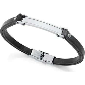 Náramek Viceroy Stylový pánský kožený náramek Magnum 75379P01010 + 2 měsíce na vrácení zboží