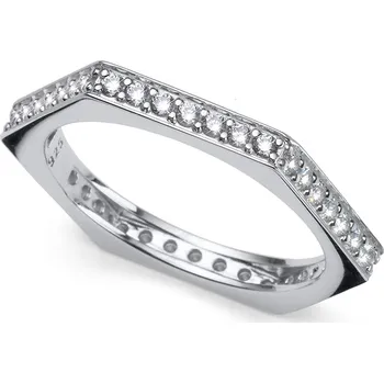 Šperk Oliver Weber Nadčasový stříbrný prsten s kubickými zirkony Edge 63266 52 mm + 2 měsíce na vrácení zboží