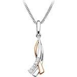 MOISS Elegantní stříbrný bicolor přívěsek P0000605 + 2 měsíce na vrácení zboží