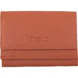 SEGALI Dámská kožená peněženka 1756 B cuoio + 2 měsíce na vrácení zboží