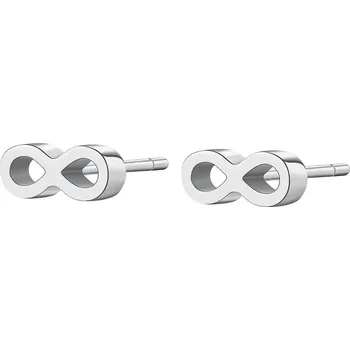 Módní doplněk S`Agapõ Ocelové náušnice nekonečno CLICK SCK67 + 2 měsíce na vrácení zboží