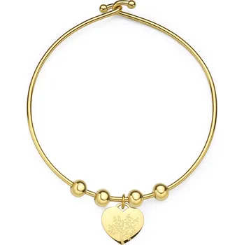 Náramek S'Agapõ Pevný pozlacený náramek Be My Family SBY014 + 2 měsíce na vrácení zboží