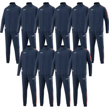 Saller X.72 10x Tepláková - tréninková souprava BARVA: 527 tmavě modrá-neon oranžová-bílá, Velikost: 116 Týmová sada 10 teplákových souprav Saller X.72