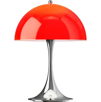Lampička Přenosná lampa Panthella 250 "Chrome Opal Red" Louis Poulsen