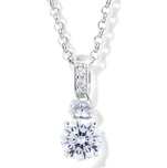 Modesi Něžný stříbrný náhrdelník JA33920CZ (řetízek, přívěsek) + 2 měsíce na vrácení zboží