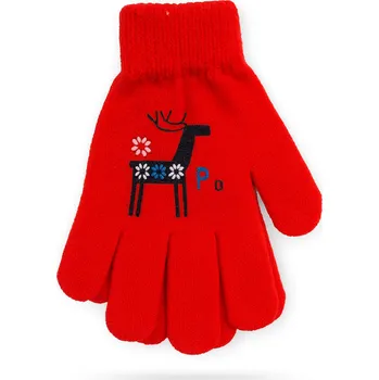 Rukavice xcena Rukavice strečové červené Velikost: uni