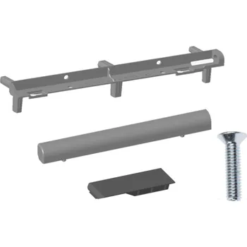 Stavební profil Cosma Rohové spojky policového profilu ERRE 8 černá broušená Provedení profilu ERRE: bez výplně zad