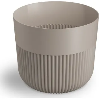 Květináč Plastový květináč Alia matný béžový 130 mm