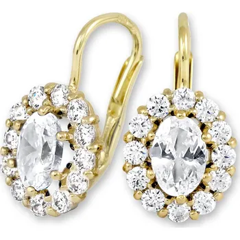 Náušnice Soliter Luxusní náušnice ze žlutého zlata 239 001 00568 + 2 měsíce na vrácení zboží