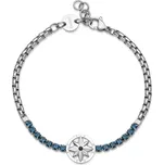 S'Agapõ Pánský ocelový náramek Kompas se zirkony Nautika SNK18 + 2 měsíce na vrácení zboží