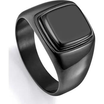 Módní doplněk Viceroy Černý ocelový prsten s achátem Beat 75375A02 61 mm + 2 měsíce na vrácení zboží