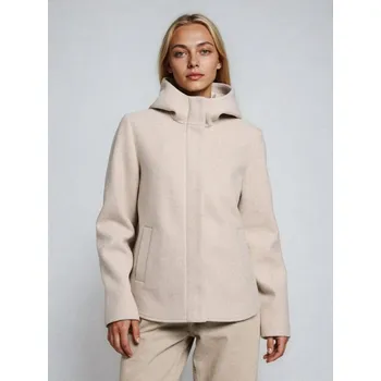 Dámský kabát Sinsay - Bunda s kapucí - béžová - 326HC-02M - 326HC-02M-XL