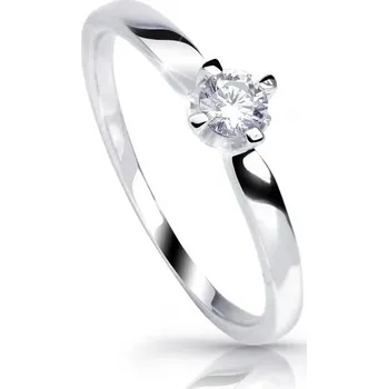 Prsten Cutie Diamonds Krásný zásnubní prsten z bílého zlata s diamantem DZ6898-4041-10-X-2 51 mm + 2 měsíce na vrácení zboží