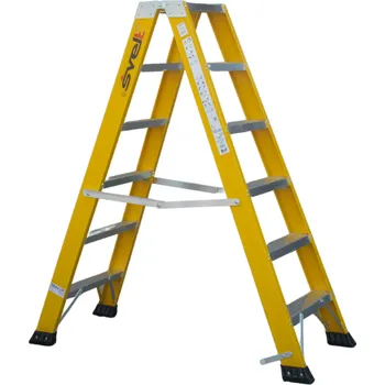 Schůdek Svelt V6 Oboustranné sklolaminátové schůdky - 4 až 12 stupňů Počet stupňů: 2x6