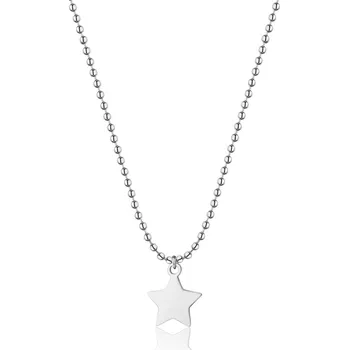 Módní doplněk S'Agapõ Slušivý ocelový náhrdelník s hvězdou Smile SSM003 + 2 měsíce na vrácení zboží