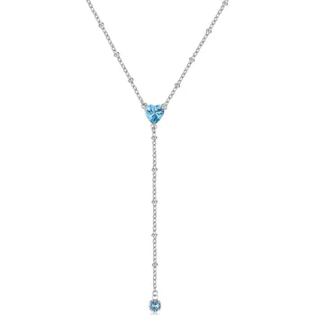 Módní doplněk S'Agapõ Něžný ocelový náhrdelník s kubickými zirkony Dazzly SDZ133 + 2 měsíce na vrácení zboží