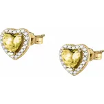 Morellato Pozlacené peckové náušnice Srdíčka Tesori SAVB06 + 2 měsíce na vrácení zboží