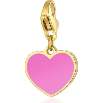 Módní doplněk S'Agapõ Romantický pozlacený přívěsek Srdce Happy SHA393 + 2 měsíce na vrácení zboží