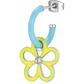 Módní doplněk S'Agapõ Ocelová single náušnice 2v1 Květina Vibes SVB52 + 2 měsíce na vrácení zboží