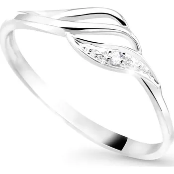 Prsten Cutie Diamonds Půvabný prsten z bílého zlata s briliantem DZ8023-00-X-2 52 mm + 2 měsíce na vrácení zboží