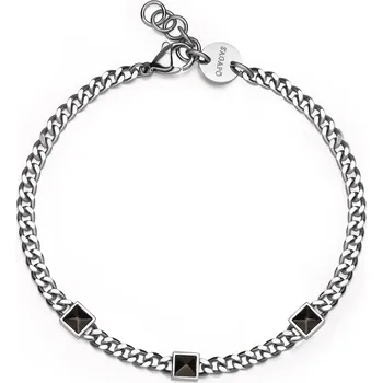 Náramek S'Agapõ Moderní pánský ocelový náramek Proud SPD32 + 2 měsíce na vrácení zboží