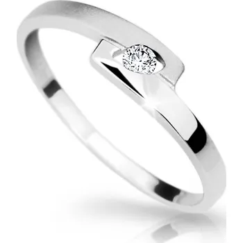 Prsten Cutie Diamonds Elegantní prsten z bílého zlata s briliantem DZ6725-1284-00-X-2 61 mm + 2 měsíce na vrácení zboží