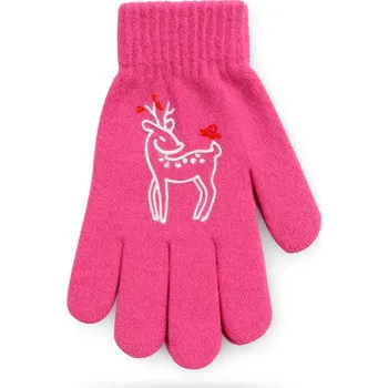 Rukavice xcena Dívčí dětské stečové rukavice růžové Velikost: uni