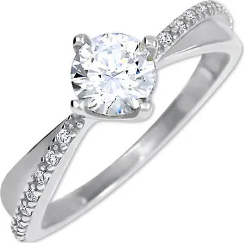 Prsten Soliter Zlatý dámský prsten s krystaly 229 001 00806 07 59 mm + 2 měsíce na vrácení zboží