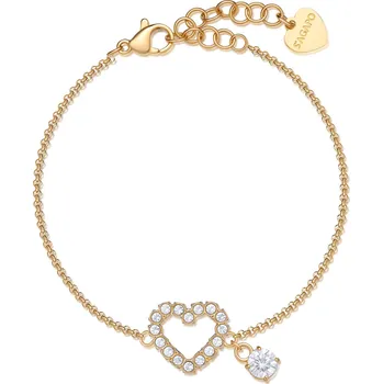 Náramek S'Agapõ Půvabný ocelový náramek se srdcem Twinkle SWN12 + 2 měsíce na vrácení zboží