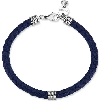 Náramek S'Agapõ Modrý kožený náramek Nomad SNO13 + 2 měsíce na vrácení zboží