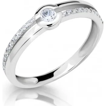Prsten Cutie Jewellery Okouzlující prsten z bílého zlata se zirkony Z6808-2543-10-X-2 54 mm + 2 měsíce na vrácení zboží