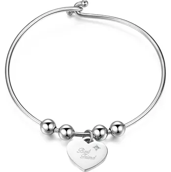 Náramek S'Agapõ Pevný ocelový náramek Be My Always Best Friend SBM18 + 2 měsíce na vrácení zboží