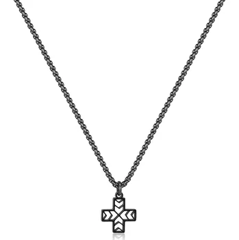 Módní doplněk S'Agapõ Pánský ocelový náhrdelník Rebel SRB04 + 2 měsíce na vrácení zboží