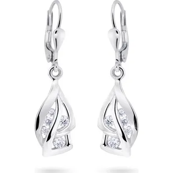 Náušnice Cutie Diamonds Módní náušnice z bílého zlata s diamanty DZ8045-55-00-X-2 + 2 měsíce na vrácení zboží
