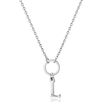 Módní doplněk S'Agapõ Dámský ocelový náhrdelník s písmenem L Happy SHAC76 + 2 měsíce na vrácení zboží