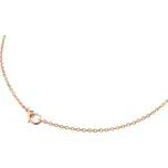 Boccia Titanium Růžově pozlacený titanový řetízek 08024-0345 + 2 měsíce na vrácení zboží