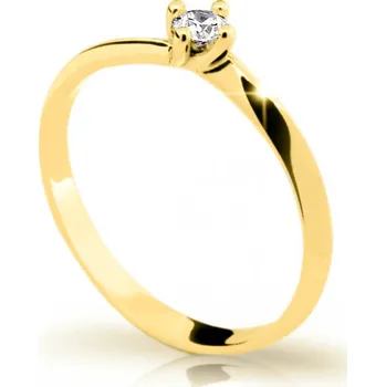 Prsten Cutie Diamonds Zásnubní prsten ze žlutého zlata s briliantem DZ6811-1907-10-X-1 53 mm + 2 měsíce na vrácení zboží