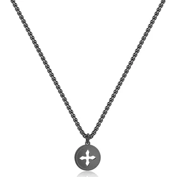 Módní doplněk S'Agapõ Fashion pánský náhrdelník z oceli Rebel SRB05 + 2 měsíce na vrácení zboží