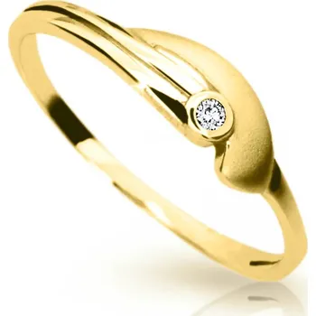 Prsten Cutie Diamonds Krásný prsten ze žlutého zlata s briliantem DZ6719-1662-10-X-1 56 mm + 2 měsíce na vrácení zboží