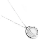 Vuch Módní ocelový náhrdelník Silver moon + 2 měsíce na vrácení zboží