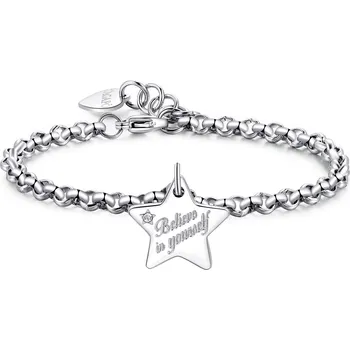 Módní doplněk S'Agapõ Ocelový náramek Believe in yourself Be My Always SBM34 + 2 měsíce na vrácení zboží