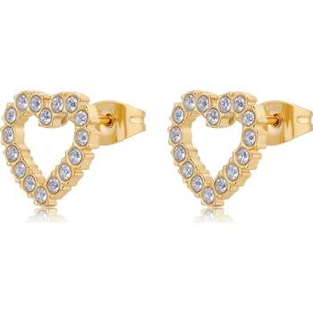 Módní doplněk S'Agapõ Romantické náušnice srdíčka s krystaly Twinkle SWN22 + 2 měsíce na vrácení zboží