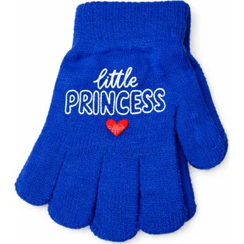 Rukavice xcena Rukavice modré strečové princess Velikost: uni