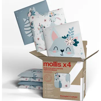 akustický panel MOLLIS PRINT SZO SET4 - čtverec 30 x 30 cm