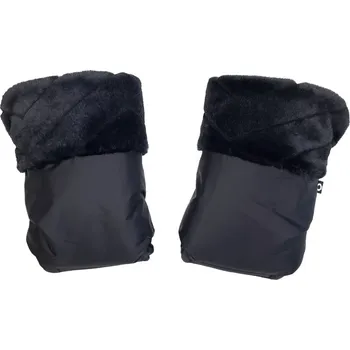 Příslušenství pro přepravu dětí PINKIE rukavice na kočárek Fur Black