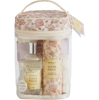 Kosmetická sada Mathilde M. - SOLEIL PASTEL, velká kosmetická sada v taštičce, 4dílná m640024