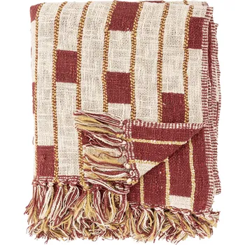 Přehoz na lůžko Bloomingville, Přehoz Cang, 160 x 130 cm, červený - Formadore